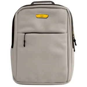 Light Silver Laptop Backpack – Durable Water-Resistant Travel Bag
